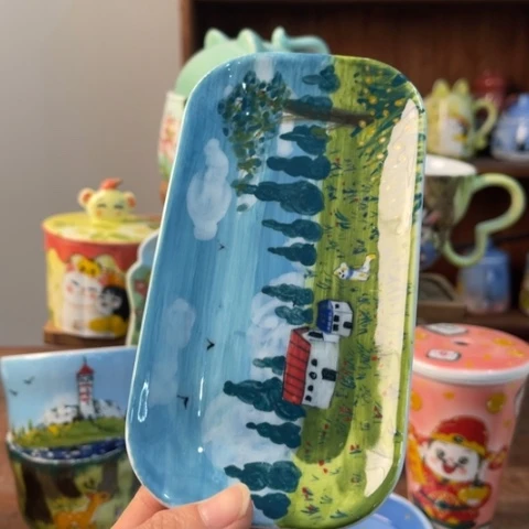炉景德镇釉下手绘陶瓷