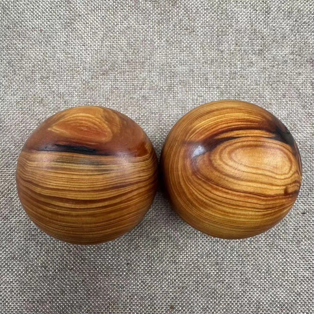 【芸奇】太行崖柏瑕疵手球5.0一对