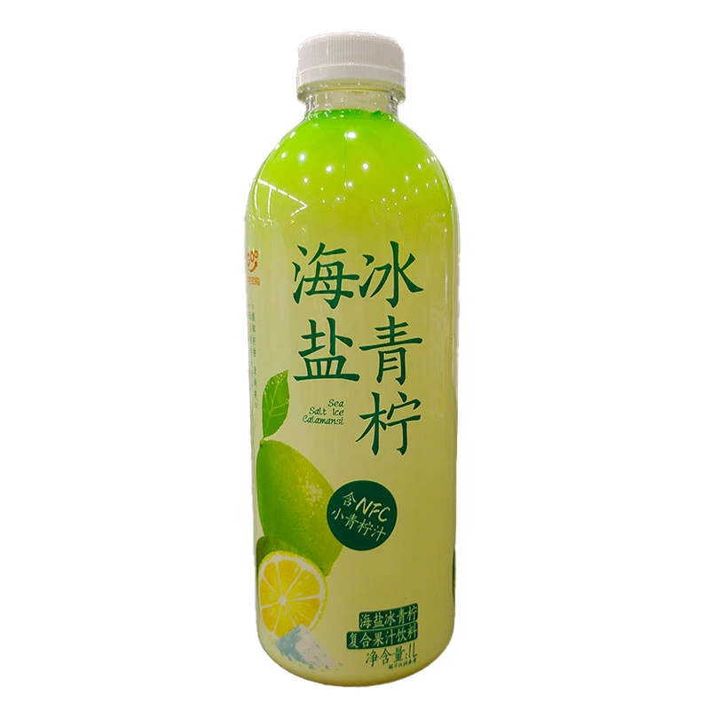 中百劲购海盐冰青柠1L