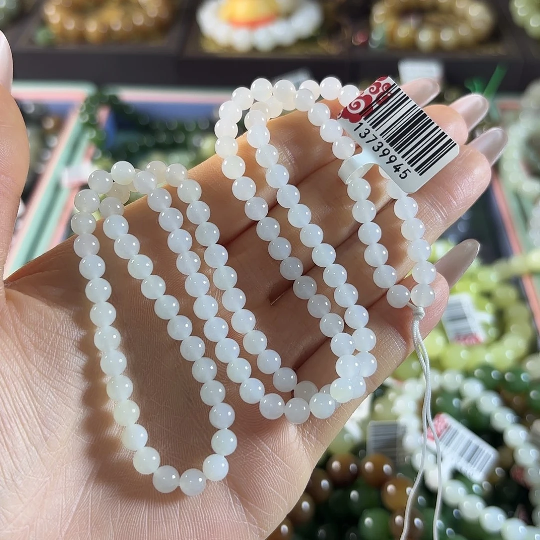 和田玉未镶嵌手链46