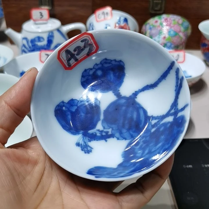 阳****杯张学鸿老师青花釉里红微瑕