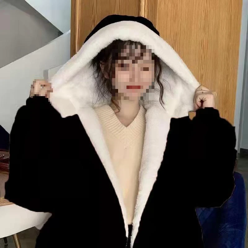 棉衣棉服女秋冬新款韩版宽松日系减龄学生羊羔毛绒加厚外套潮