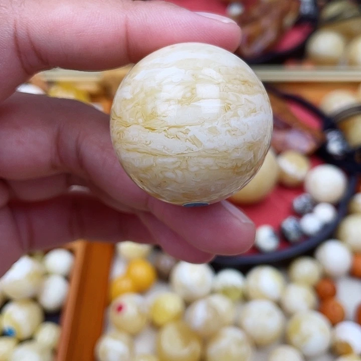 蜜蜡未镶嵌珠宝奇石粉34.7虎皮
