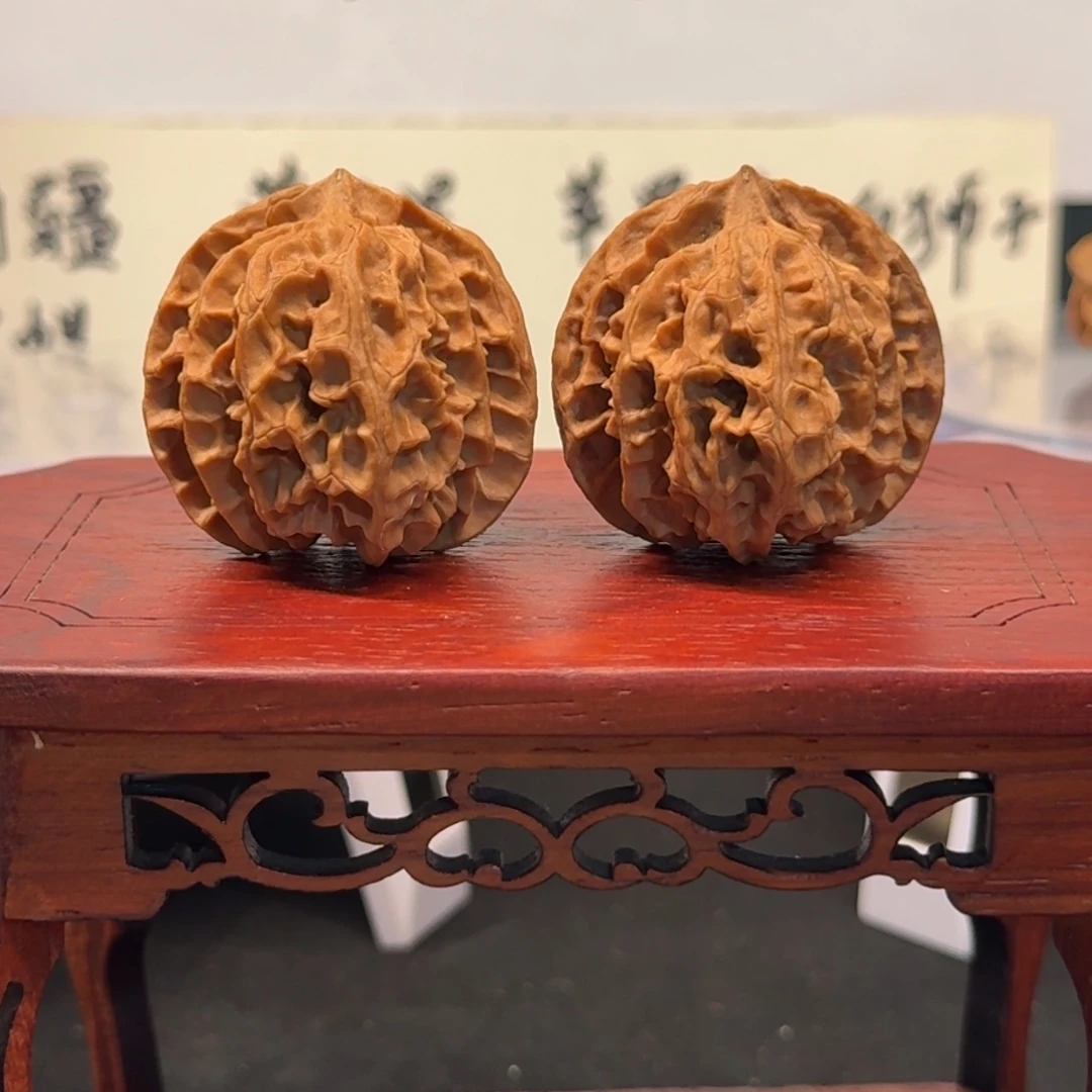 把件文玩核桃66号苹果园边39肚36高38全品无药无修原生态
