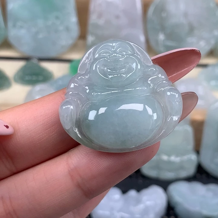 颈饰未镶嵌翡翠佛公