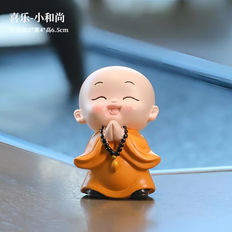 小和尚摆件客厅装饰品电视柜家居办公室好物创意桌面摆件慧能和尚