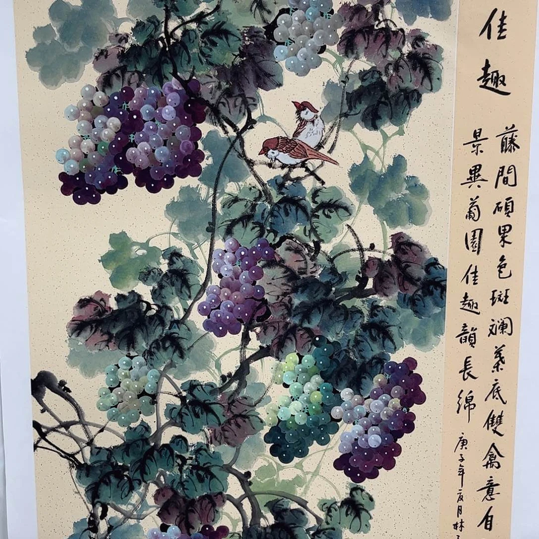 国画纯手绘宣纸国画作品