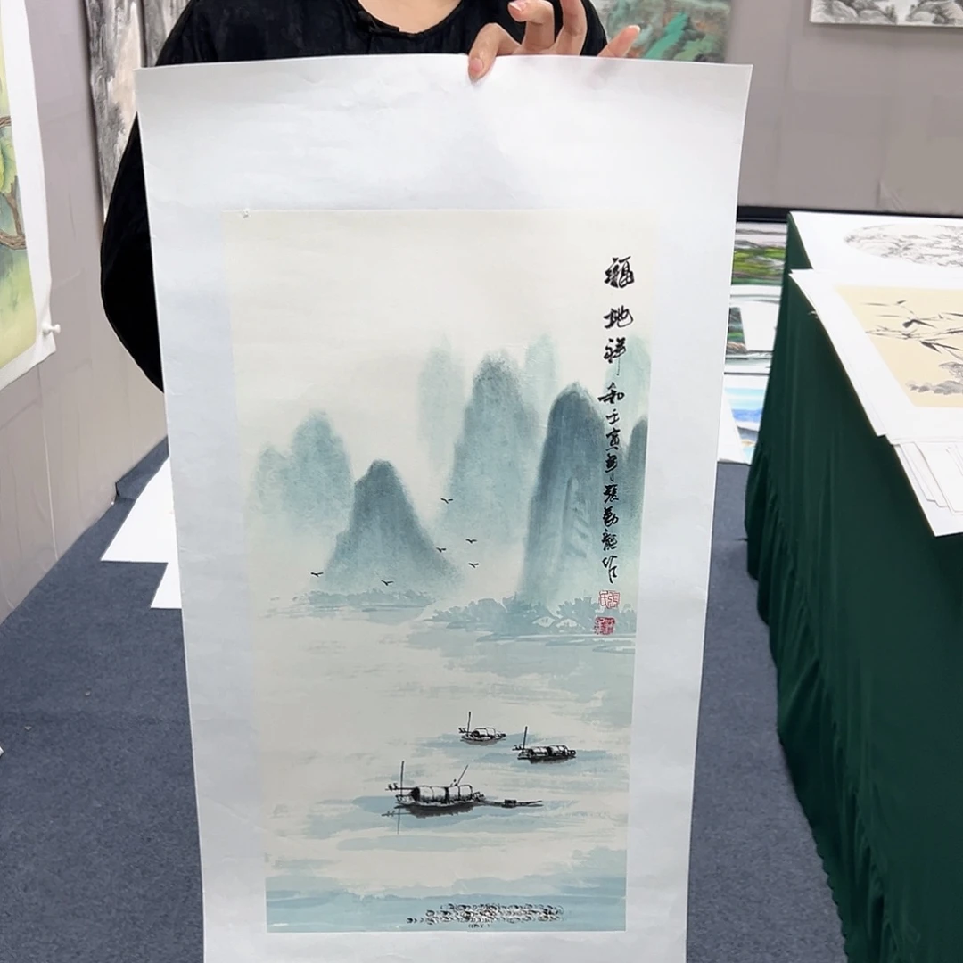 国画宣纸国画纯手绘作品，微瑕不售后