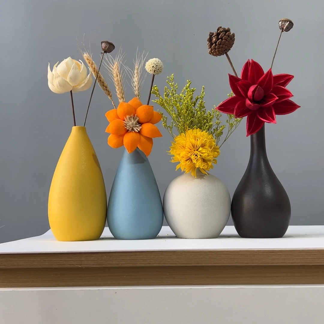 瓶花瓶带花高度20-30厘米左右