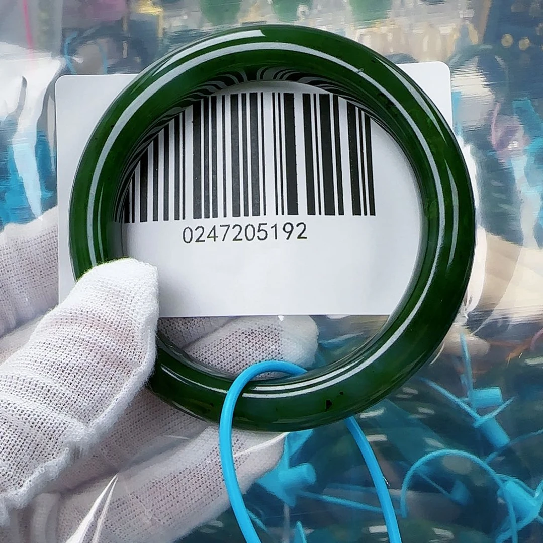 和田玉手镯未镶嵌包容57.2