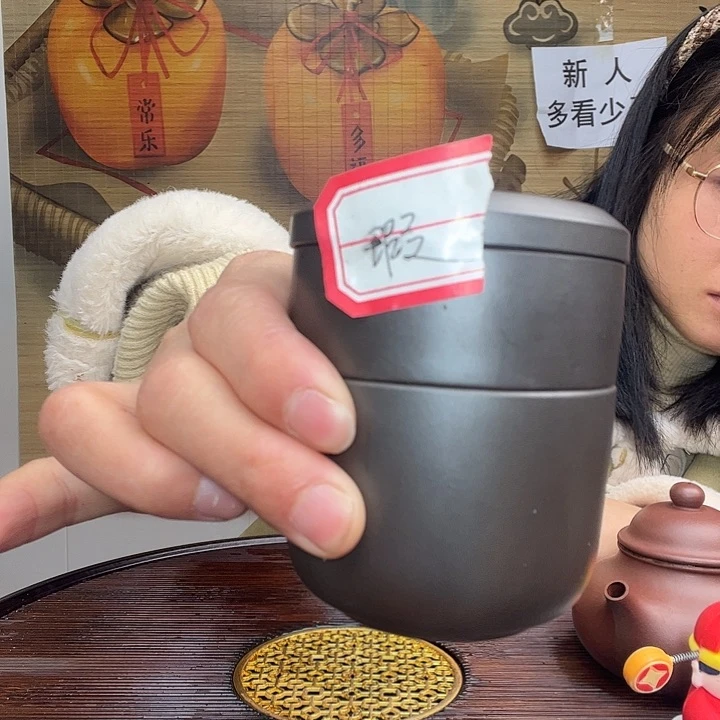 紫砂茶杯原矿紫砂杯