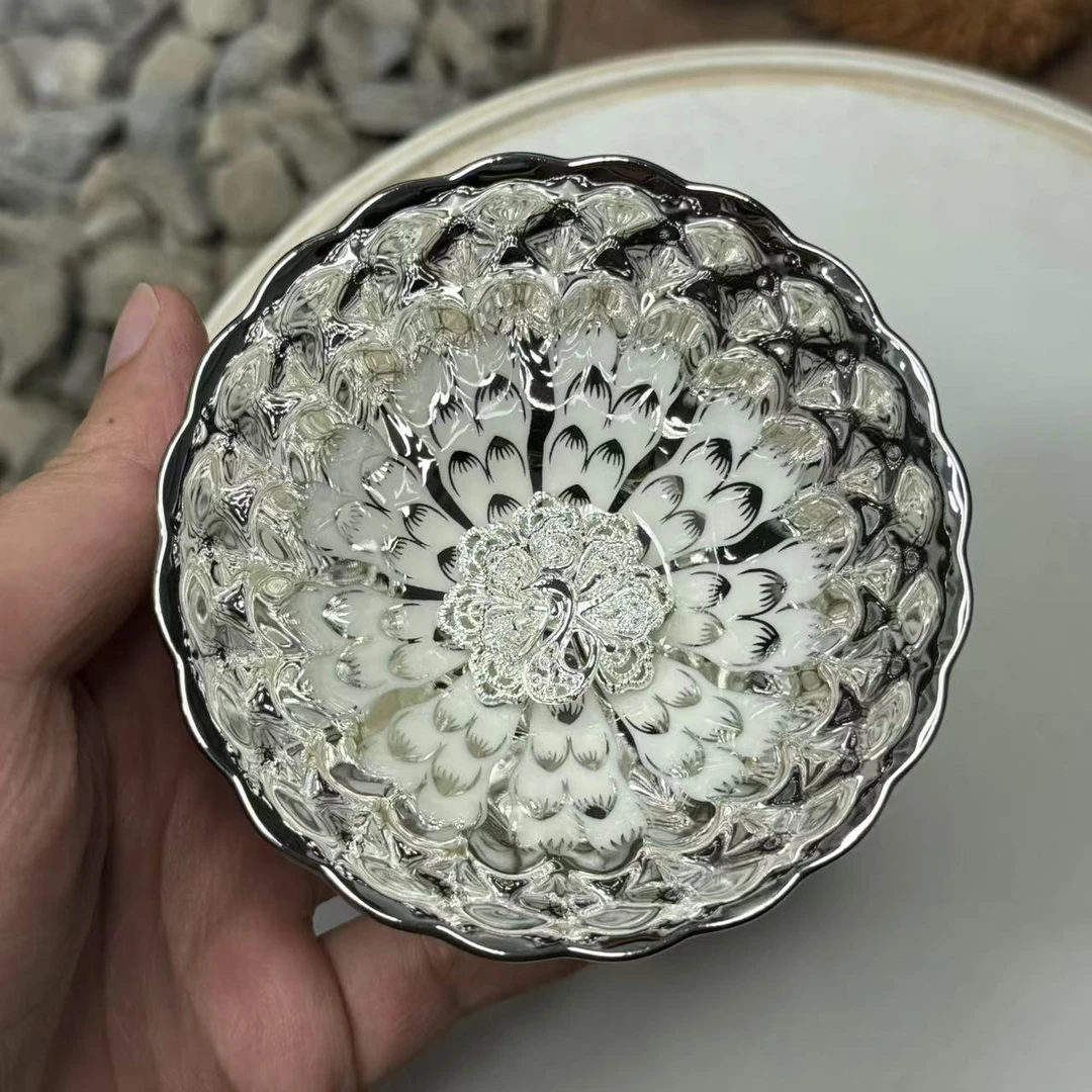 冰清玉洁和和美美孔雀杯（单只）