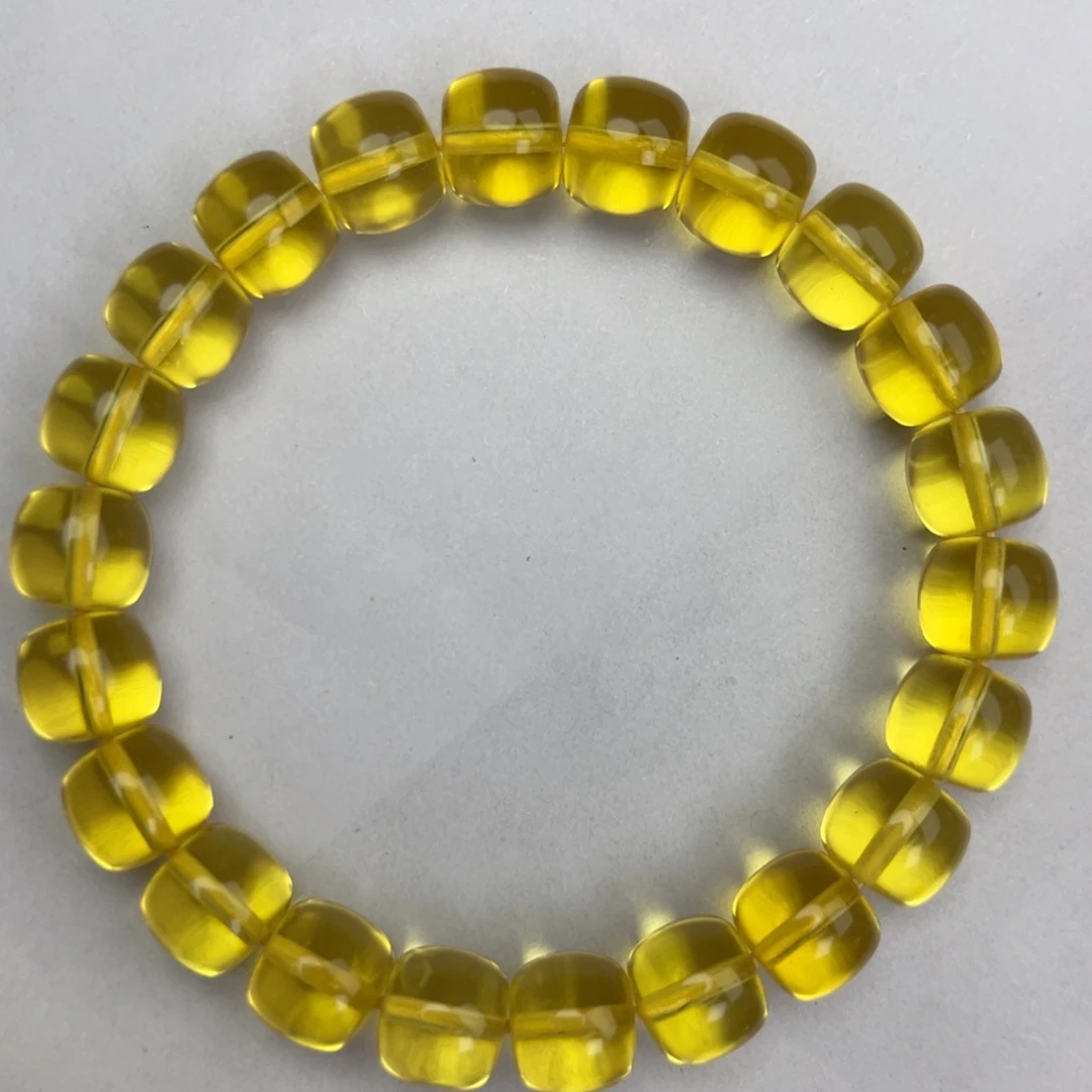 金珀未镶嵌手串纯天然俄料10*9腕口17+