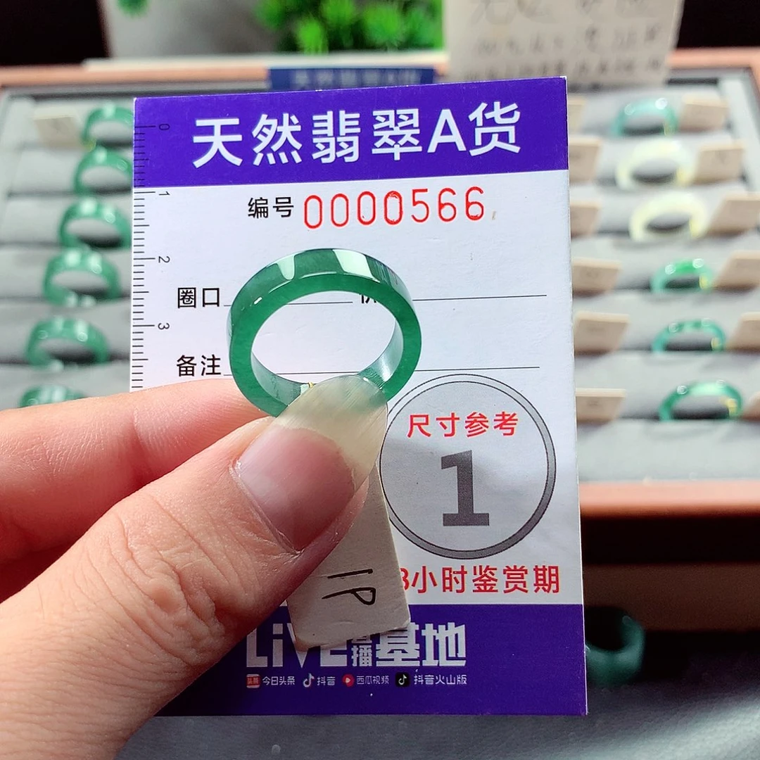 未镶嵌戒指翡翠19号