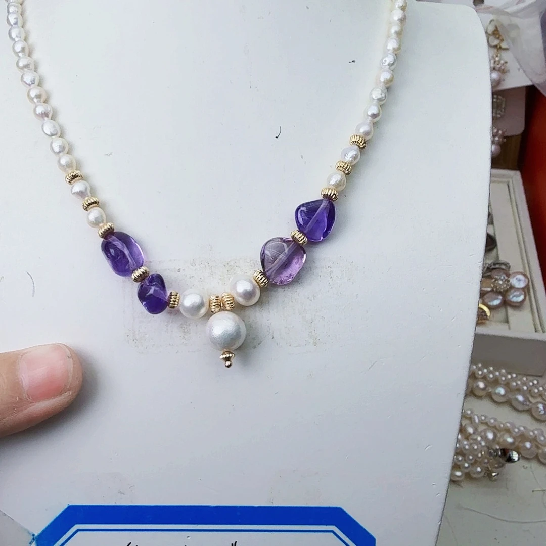 颈饰未镶嵌淡水珍珠