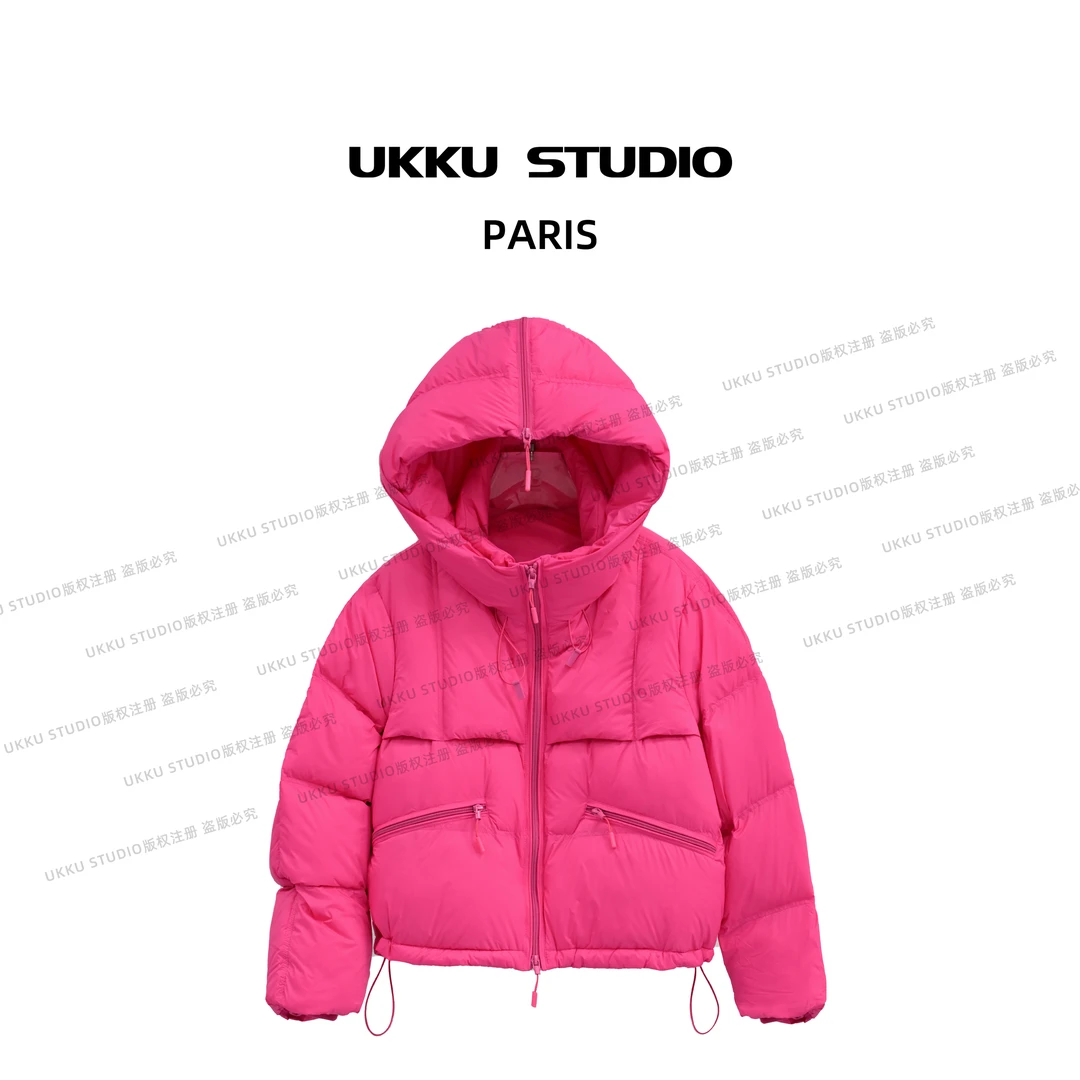 小尧【UKKUSTUDIO】时尚秋冬设计师潮流保暖气质显白羽绒服313300