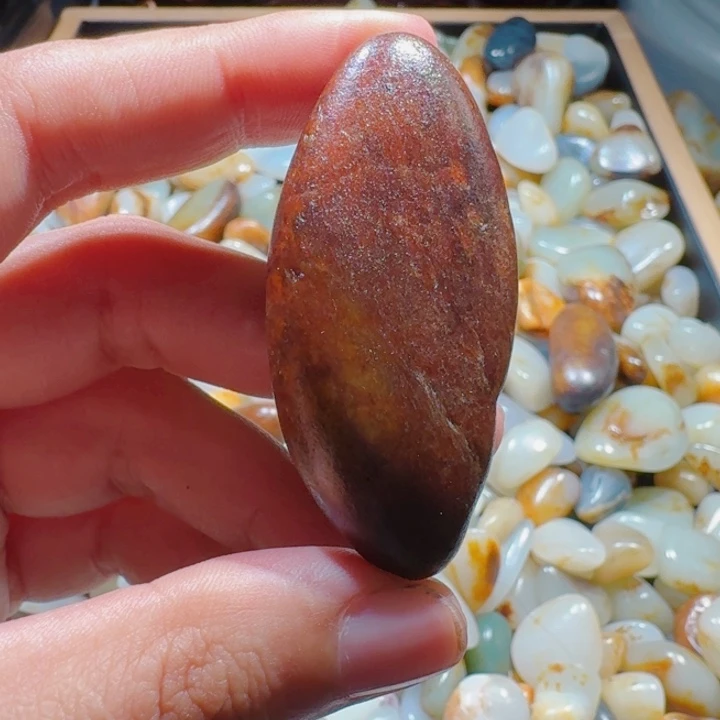 和田玉未镶嵌挂件35克