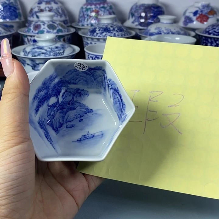 摆件景德镇纯手工手绘茶器
