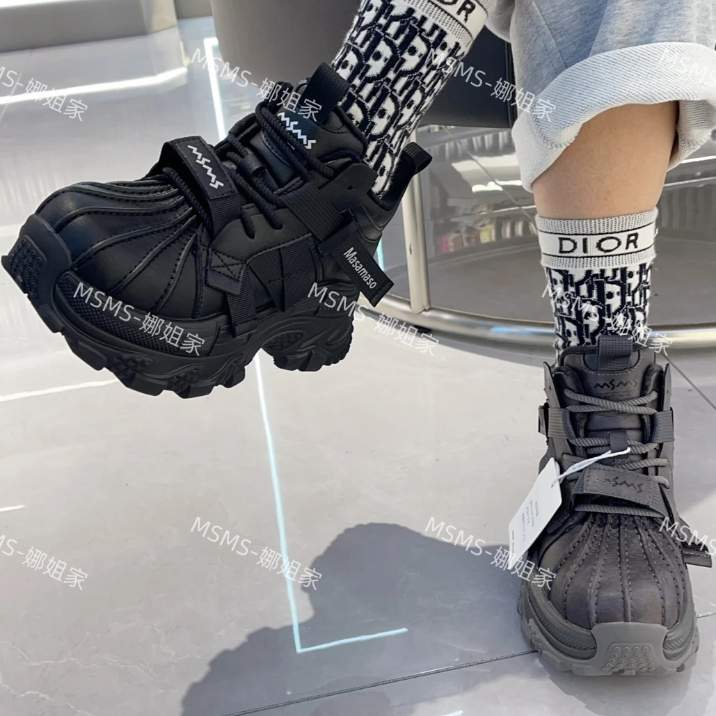 玛莎玛索622-820加绒老爹鞋