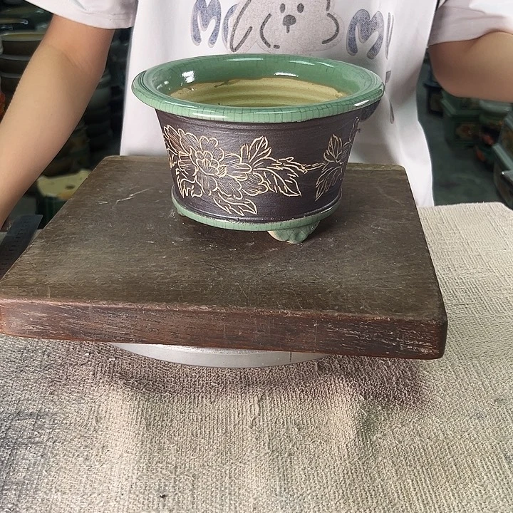 泳坤堂石湾盆陶瓷