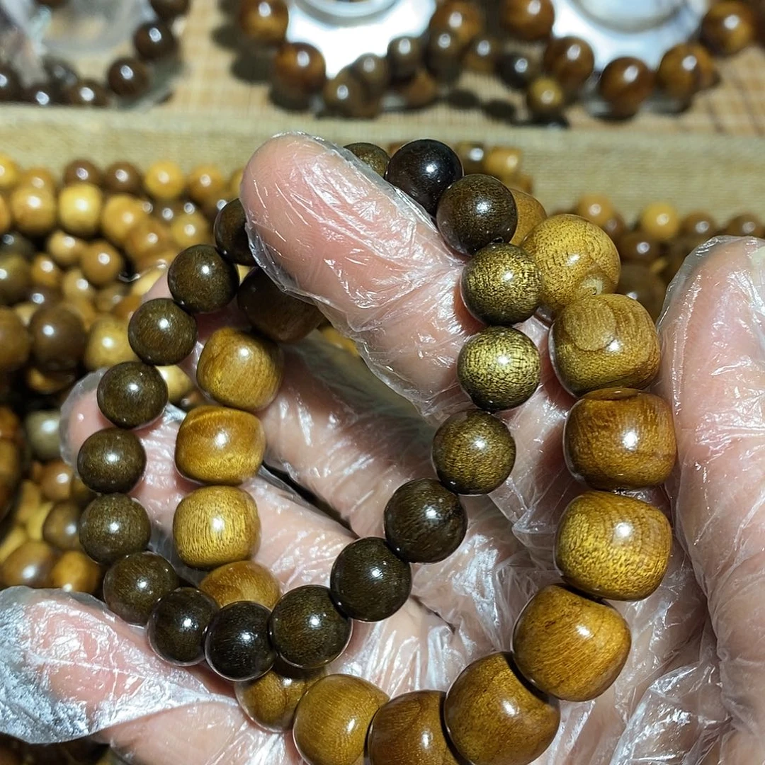 金丝楠废*小叶手串2条