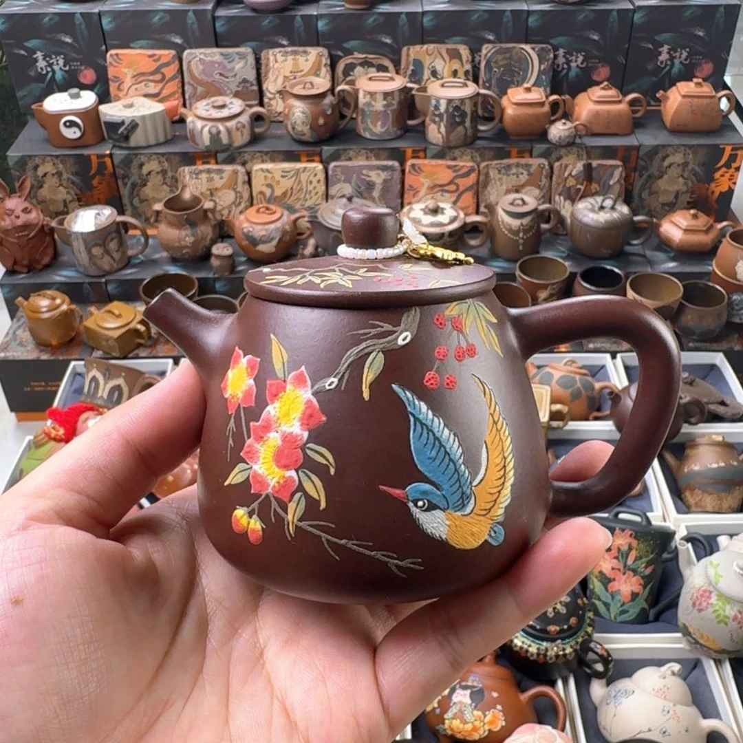 茶壶紫砂200cc原谅精工半手