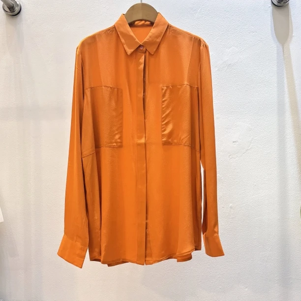 2025新款春夏气质高奢真丝衬衫