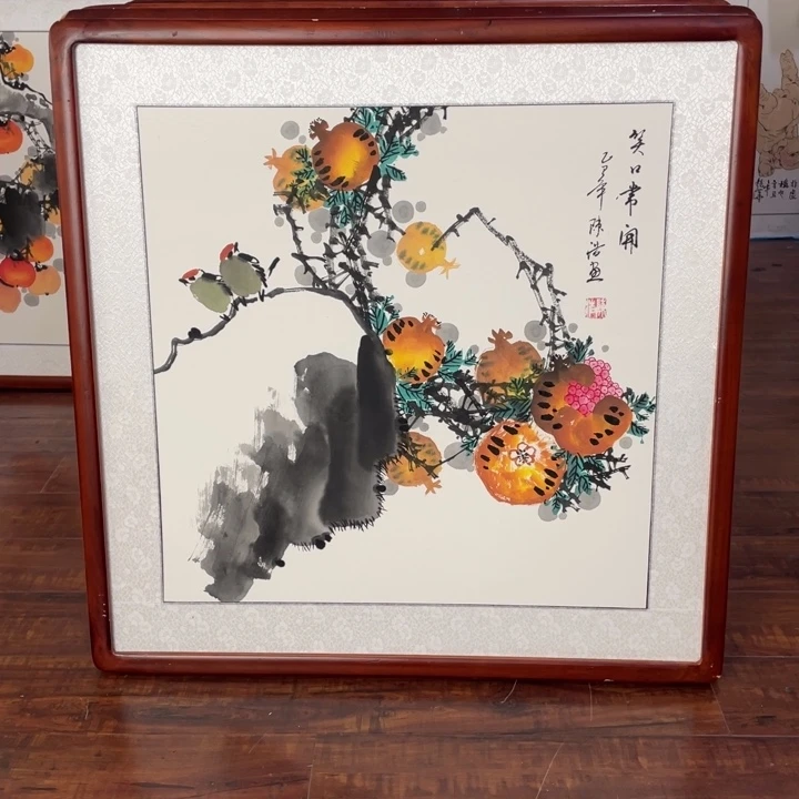 国画带框尺寸63*63厘米