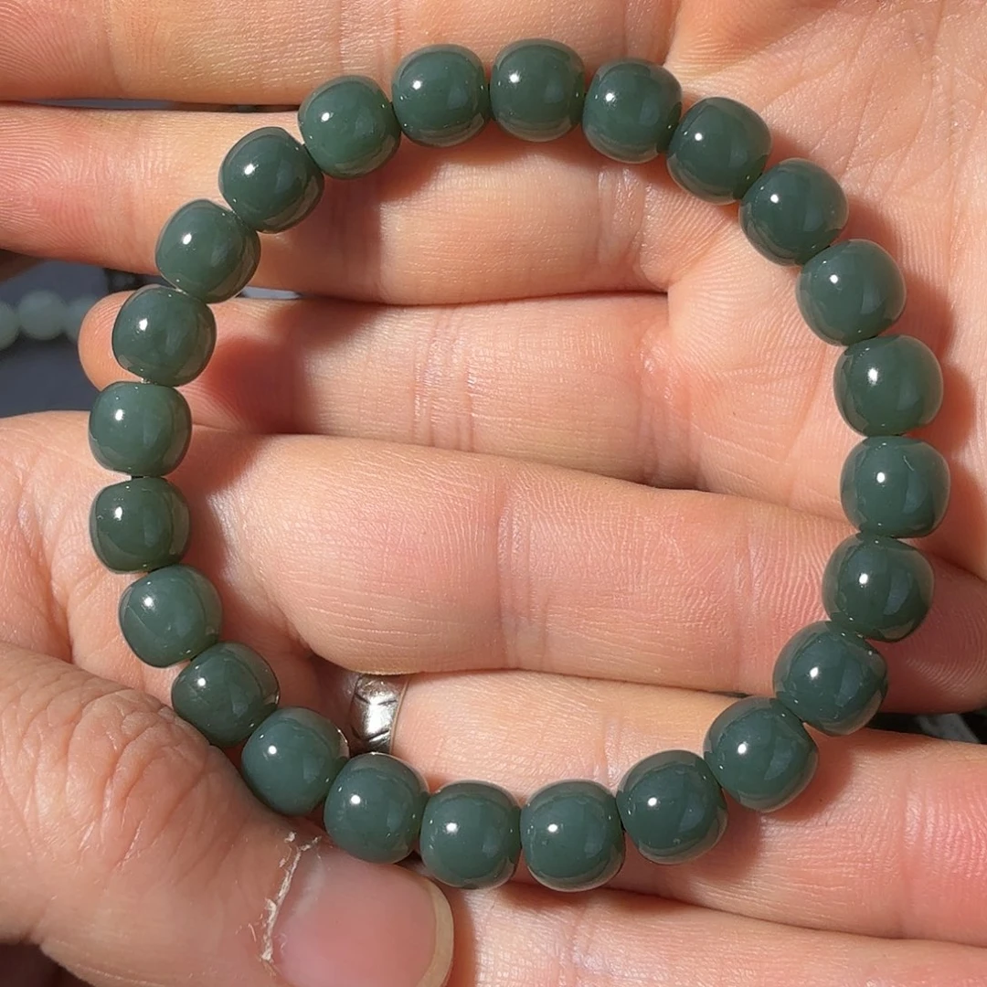 和田玉（糖玉）未镶嵌手链