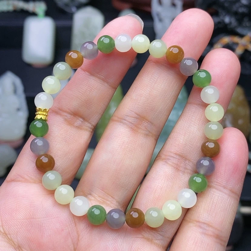 【闪购商品】手串未镶嵌和田玉风****?