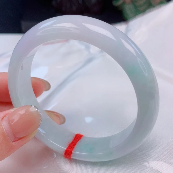 翡翠未镶嵌手镯54圈口