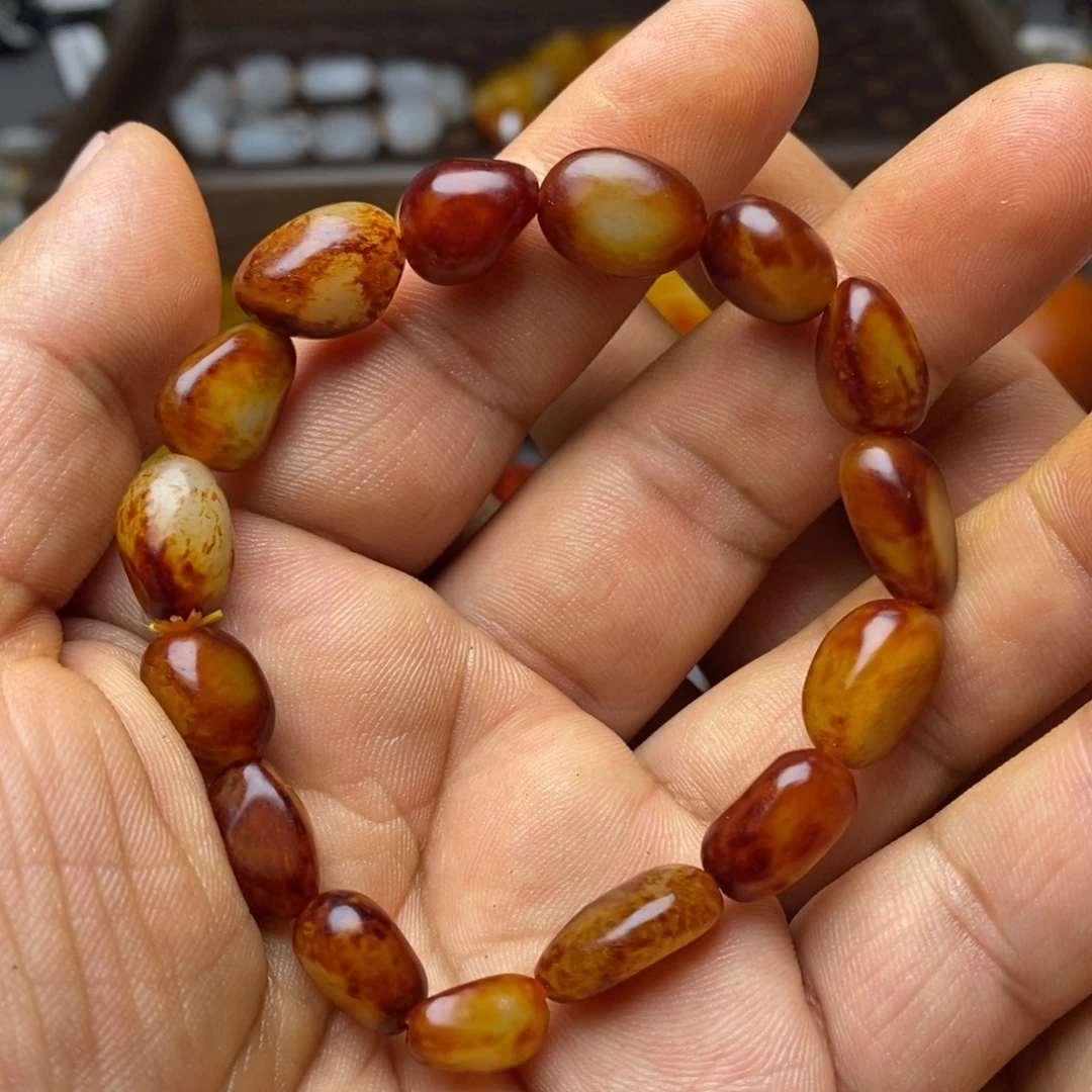 和田玉未镶嵌手链