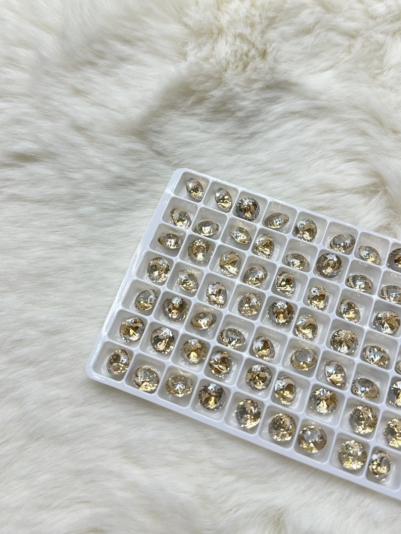 【进口料】香槟钻美拉德色系尖底钻秋冬季必备超火美甲饰品