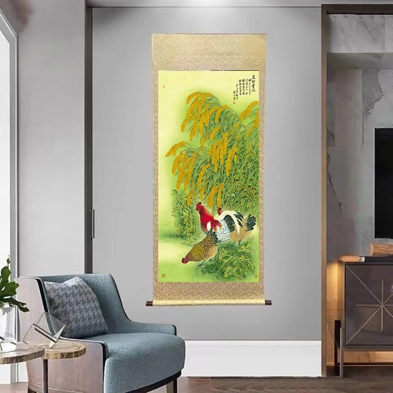 《五谷丰登》170*70 高清数字微喷 复刻 居家软装