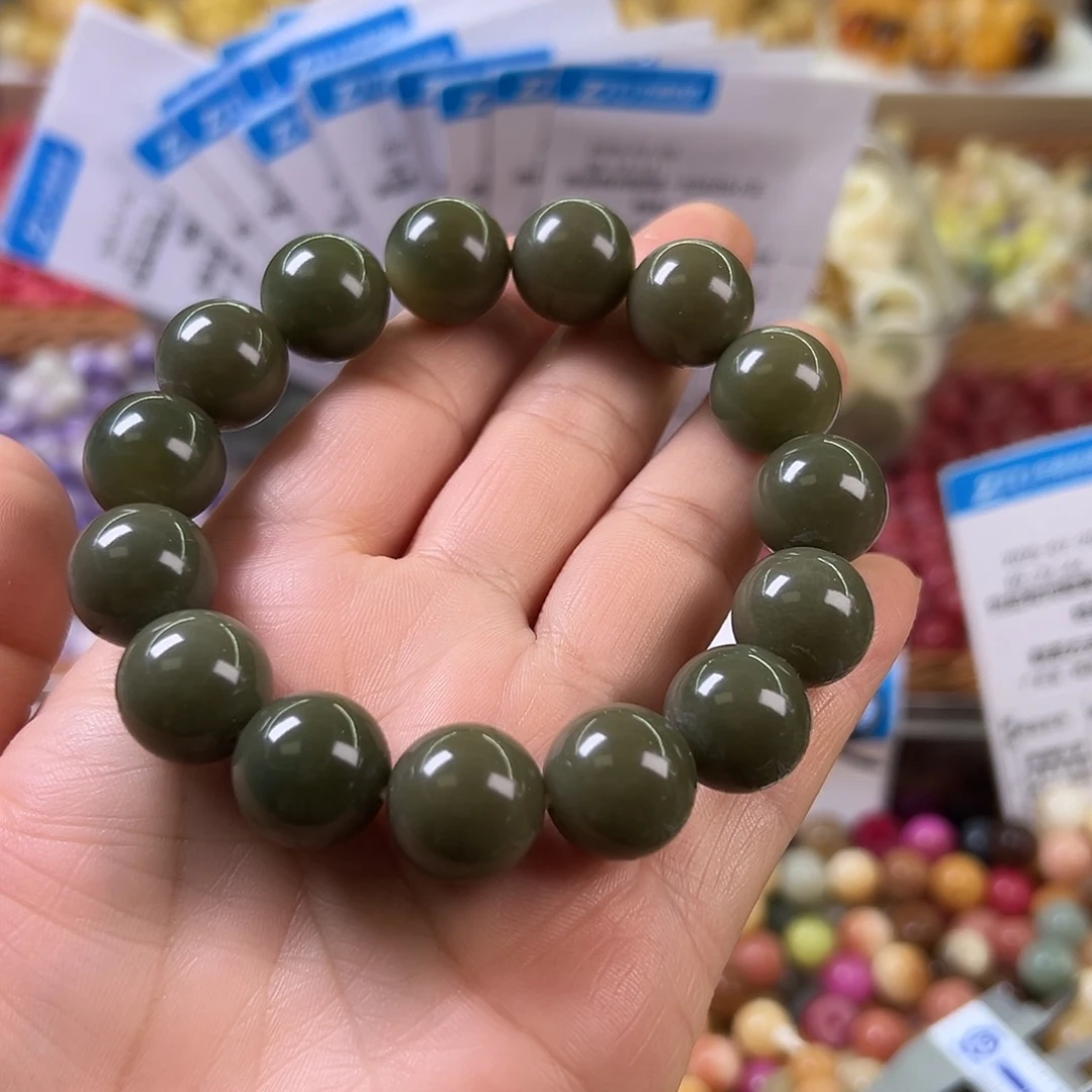 菩提根/象牙果手串卡15非料绿串2条