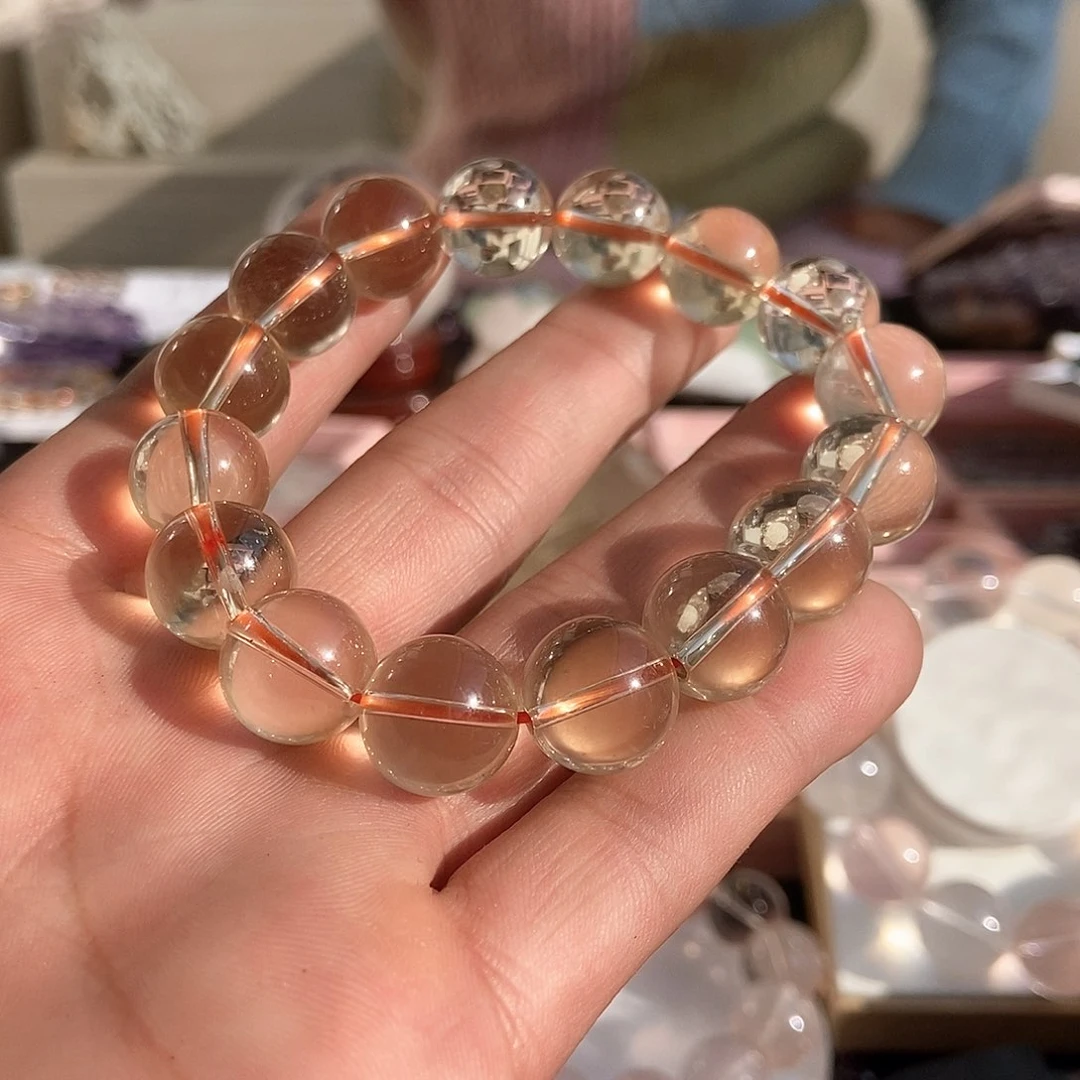 水晶手链未镶嵌开****克默认微瑕