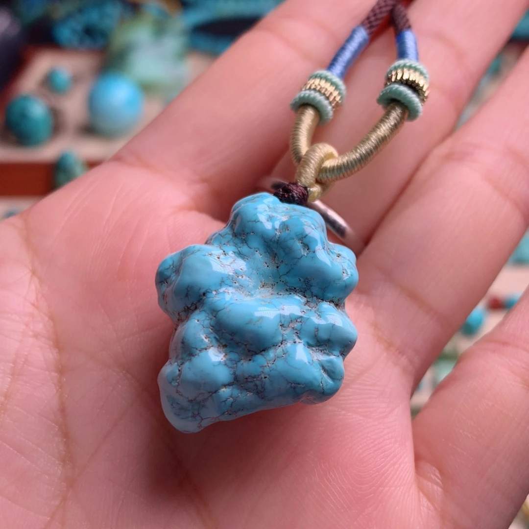 绿松石珠宝奇石未镶嵌