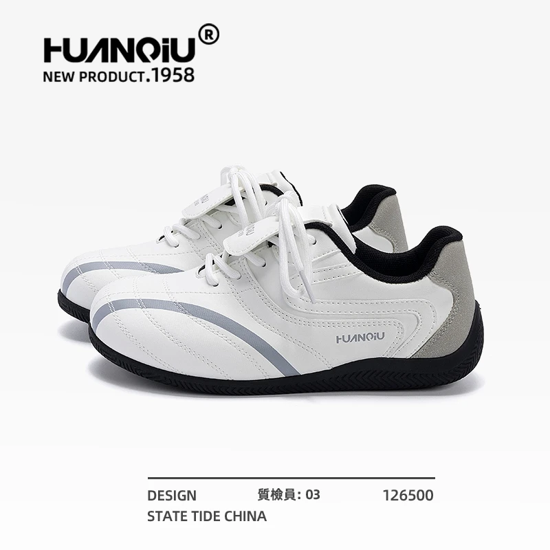 环球内增高德训鞋女款秋季2025新款通勤百搭小众设计感休闲运动鞋