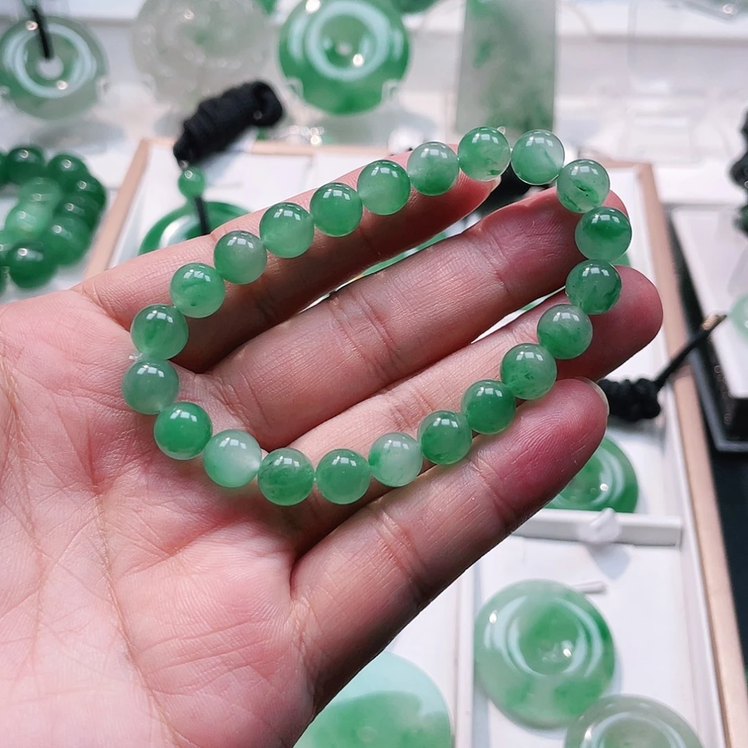 未镶嵌手链石英质玉（非洲翠）