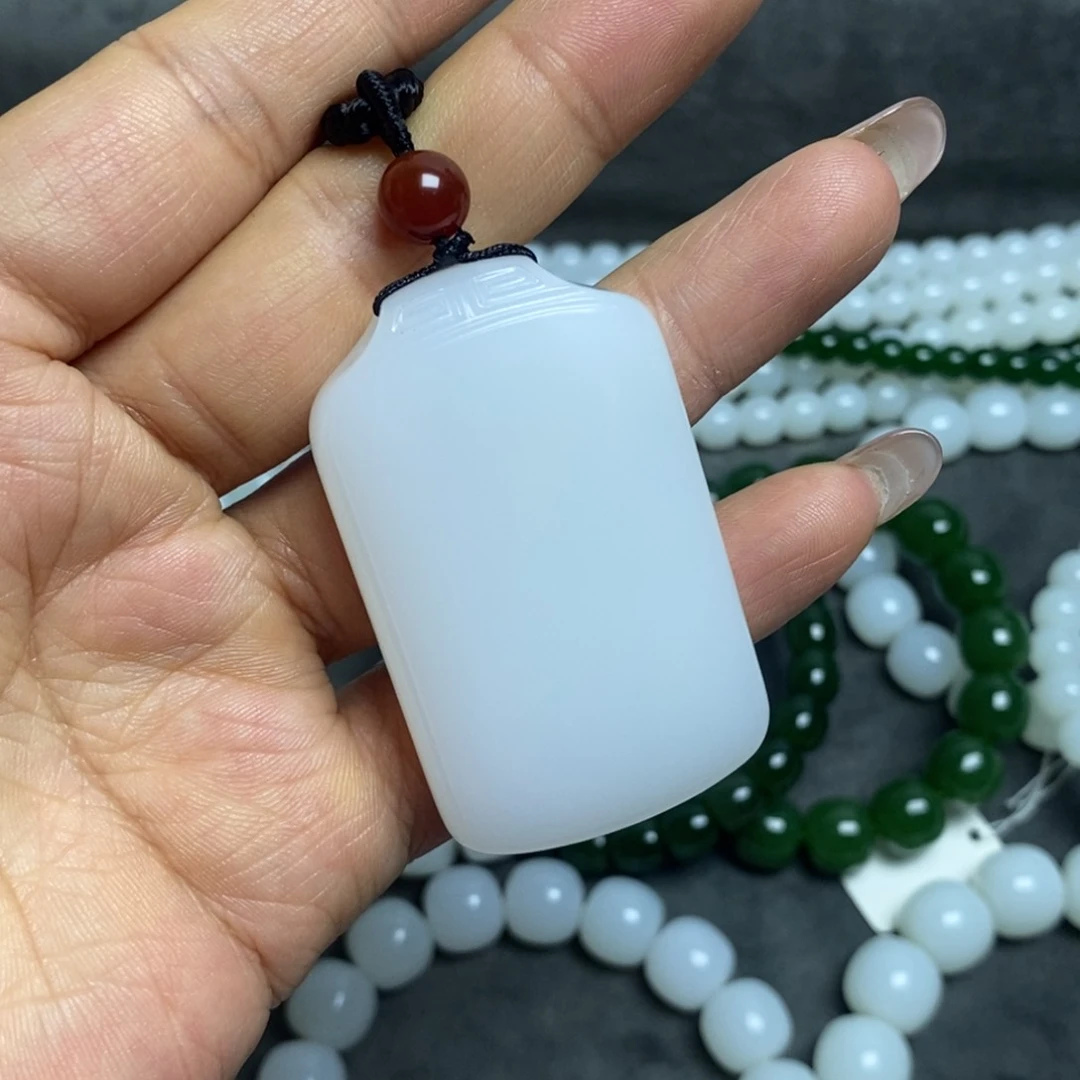 和田玉手链未镶嵌牧**风