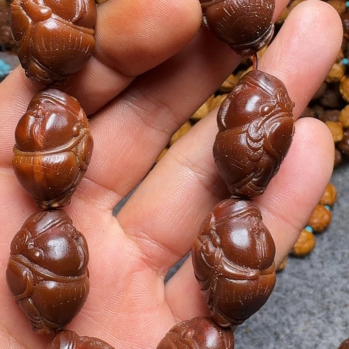 橄榄核手串我的小