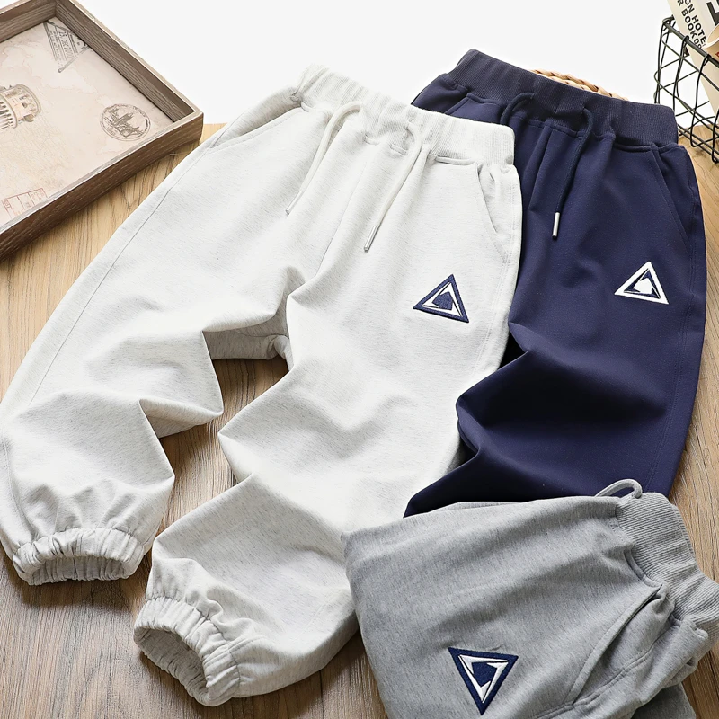 男童春装裤子中大童休闲长裤春季男孩运动裤儿童卫裤薄款帅气潮