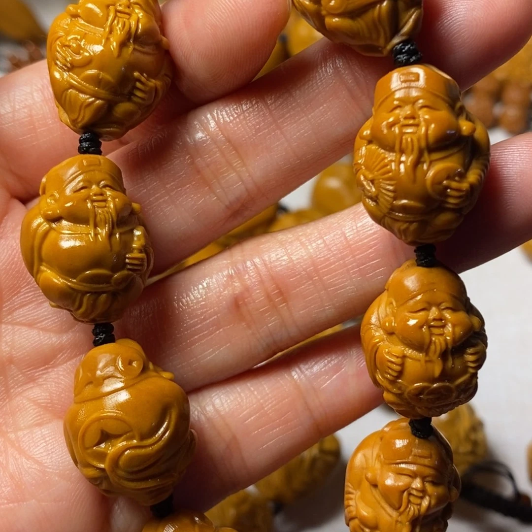 橄榄核手串/手链小官帽财神