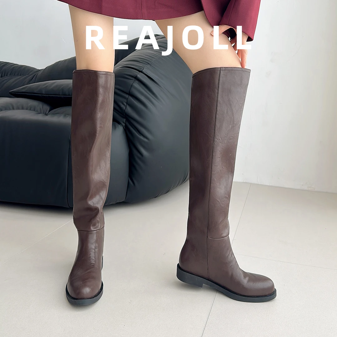 长筒靴子女2025秋冬新款法式小众显瘦百搭网红大牌过膝长靴高筒靴