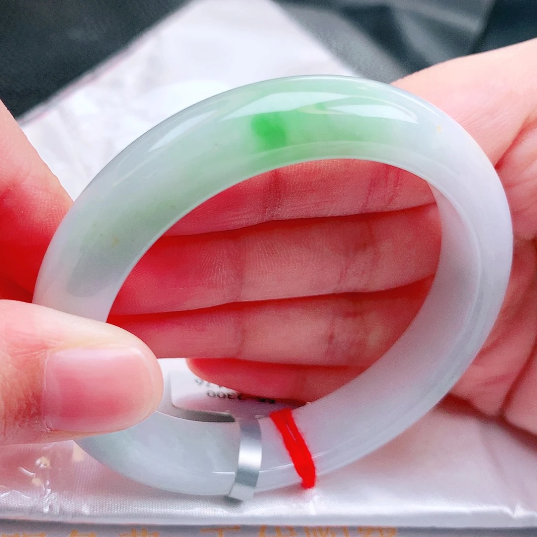 翡翠未镶嵌手镯缅甸天然a货翡翠手镯