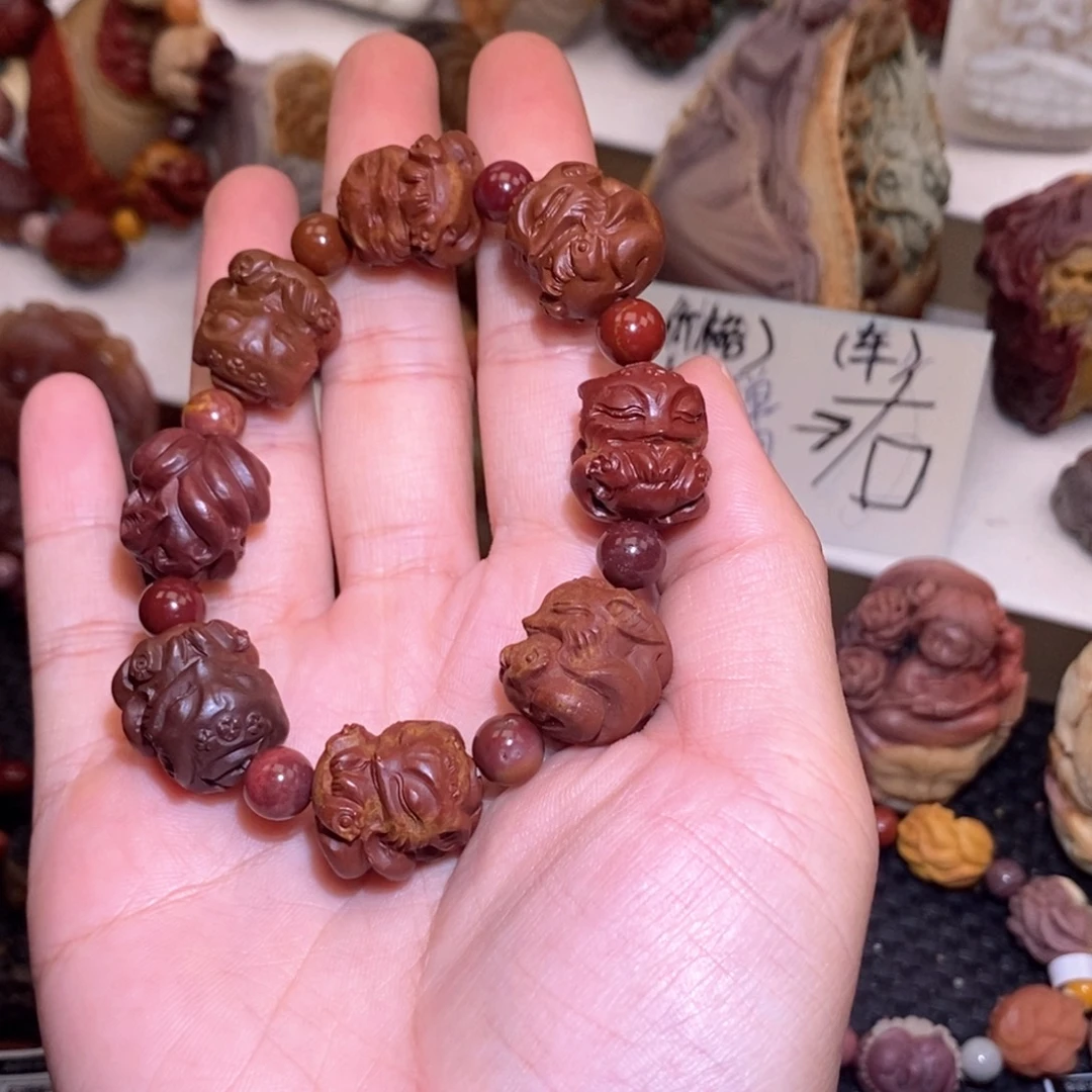 石英质玉（阿拉善玉）未镶嵌手链