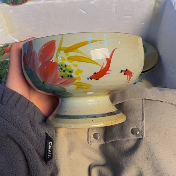 瓷片景德镇陶瓷手工手绘