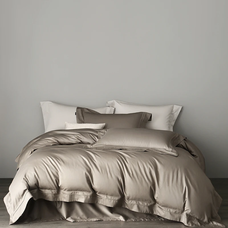 2025新款极致简约质感埋绳全棉四件套