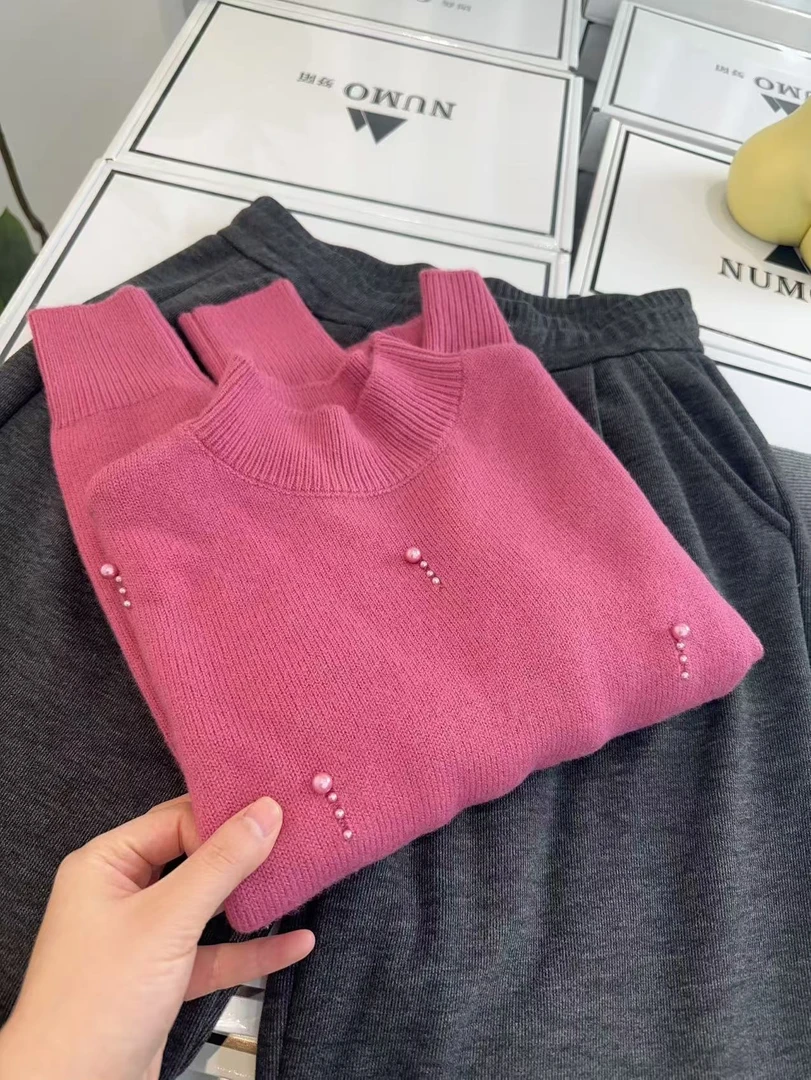 【流星~粉】2023新款夏季套头针织衫A552