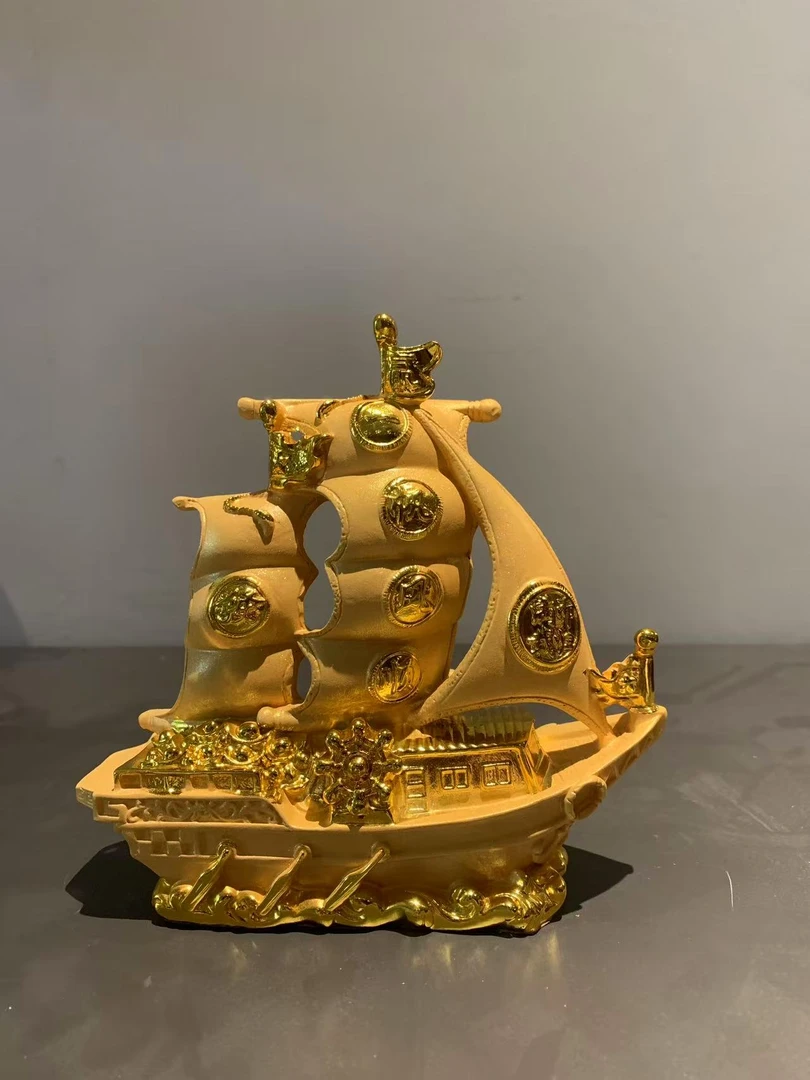 沙金一帆风顺家居桌面摆件